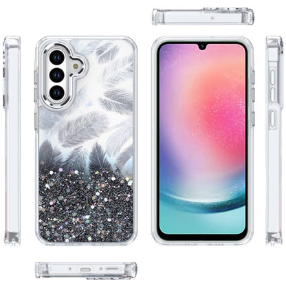 For Samsung Galaxy A16 5G Fashion Epoxy Glitter Shimmer Design, Hybrid Shockproof TPU, Stylish Sparkle Slim TPU Protective Case Cover