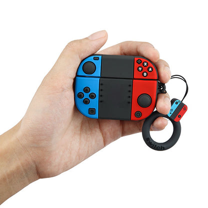 For Airpods Pro 3 Hybrid Cute 3D Fun Design Silicone Skin Cartoon Animal with Keychain Buckle Holder Rubber TPU Soft Case Cover Game Console