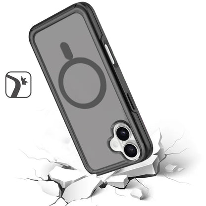 For Samsung Galaxy S25 /S24 Slim & Durable Compatible with MagSafe Hybrid Shockproof Glossy Oil Protective Dual Layer TPU + PC Case Cover