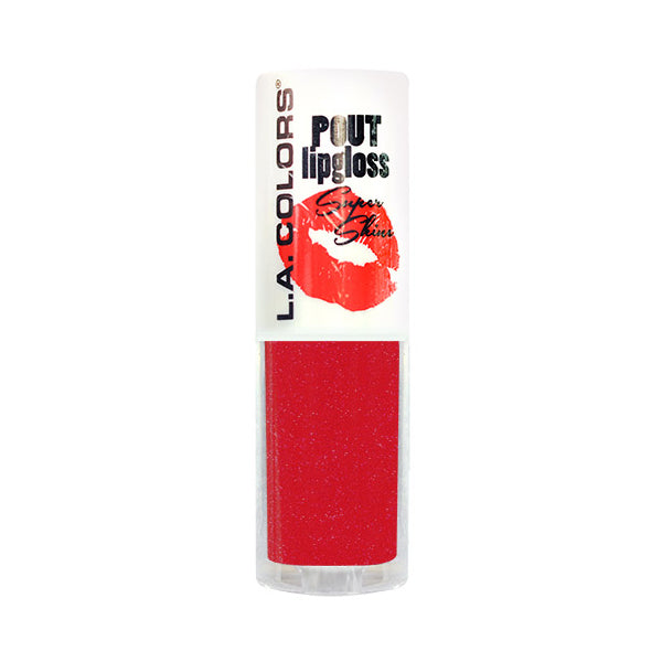 L.A. COLORS Pout Super Shine Lip Gloss [Lipstick] Hot Lips