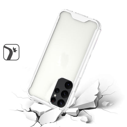For Apple iPhone 17E /16E Clear Colored Shockproof Transparent Hard PC + Rubber TPU Hybrid Bumper Shell Slim Protective Case Cover Clear