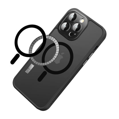 For Samsung Galaxy S26 Ultra Complete Protection HQ Matte Translucent Hybrid Shockproof w/ Camera Protector Compatible with MagSafe Case Cover Black