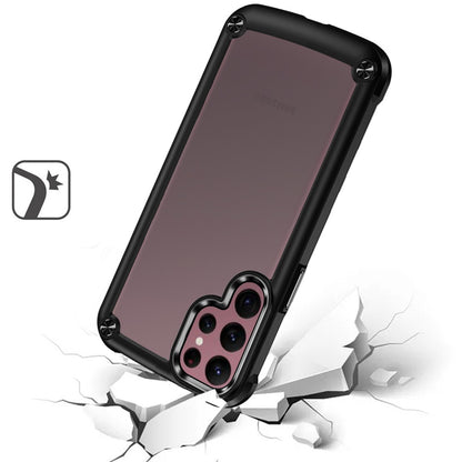 For Apple iPhone 16 Pro (6.3") Hybrid Transparent Rubber with Metal Buttons & Camera Edges Hard TPU Corner Bumper Case Cover