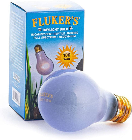 Flukers Neodymium Incandescent Full Spectrum Daylight Bulbs for Reptiles [Lighting Incandescent for Reptile] 100 watt