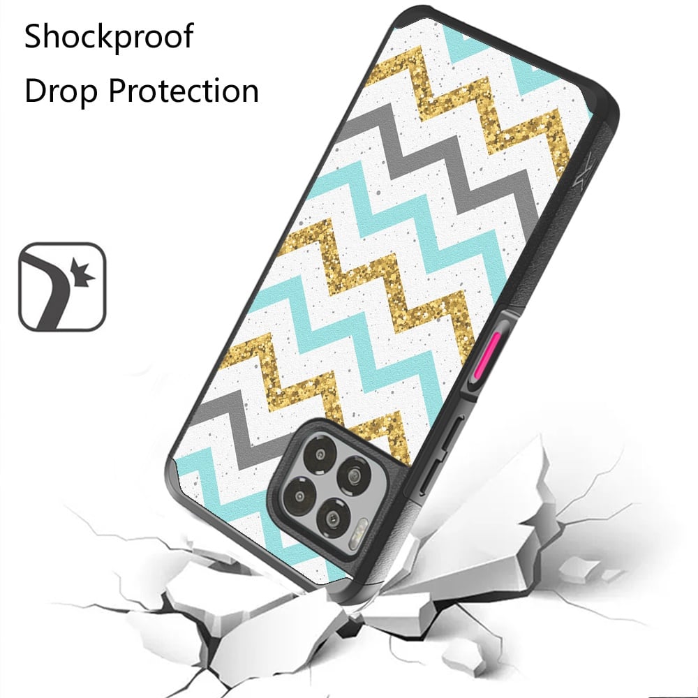 For TCL Revvl 7 PRO 5G Tough Hybrid Magnetic Mount Friendly Shock Protection Durable Grip Includes Tempered Glass Case Cover