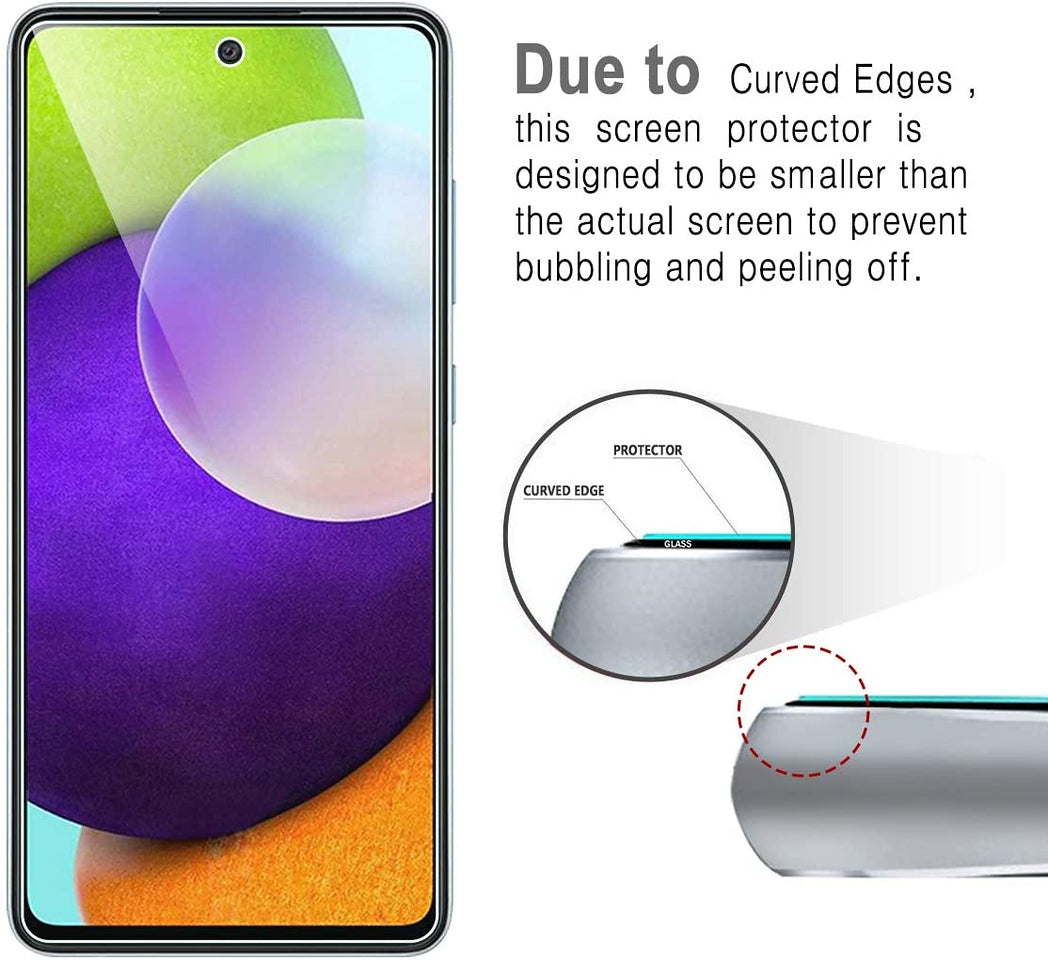 Screen Protector for Google Pixel 7A Transparent Screen Protector Tempered Glass 9H Hardness Case Friendly Easy Install Screen Guard Tempered Glass