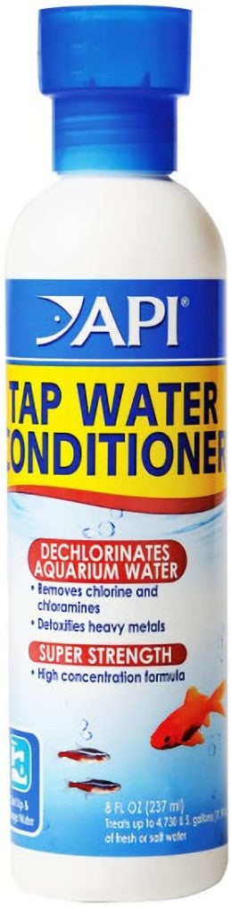 API Tap Water Conditioner Detoxifies Heavy Metals and Dechlorinates Aquarium Water [Aquarium Supplies] 7 oz (9 x 8 oz)