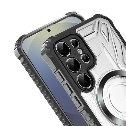 For Samsung Galaxy S26 Ultra MagSafe Compatible Pattern Clear Transparent Rugged Hybrid Magnetic TPU Shockproof Armor Case Cover