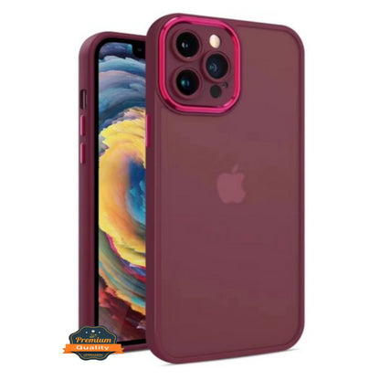 For Samsung Galaxy A16 5G Translucent Hybrid Matte Frosted Slim Fit Ultra-Thin Protective TPU Edges Bumper Frame Case Cover