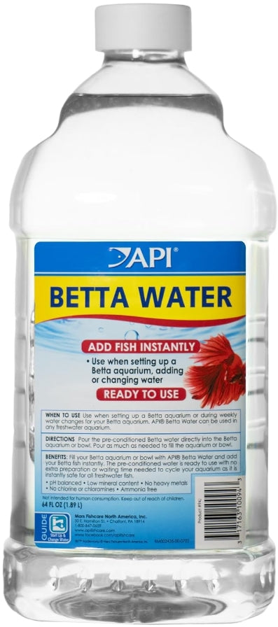 API Betta Water Add Fish Instantly [Aquarium Supplies for Aquarium] 64 oz