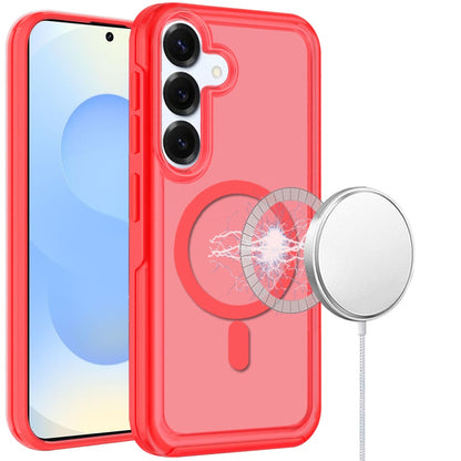 Slim & Durable Compatible with MagSafe Hybrid Shockproof Glossy Oil Protective Dual Layer TPU + PC
