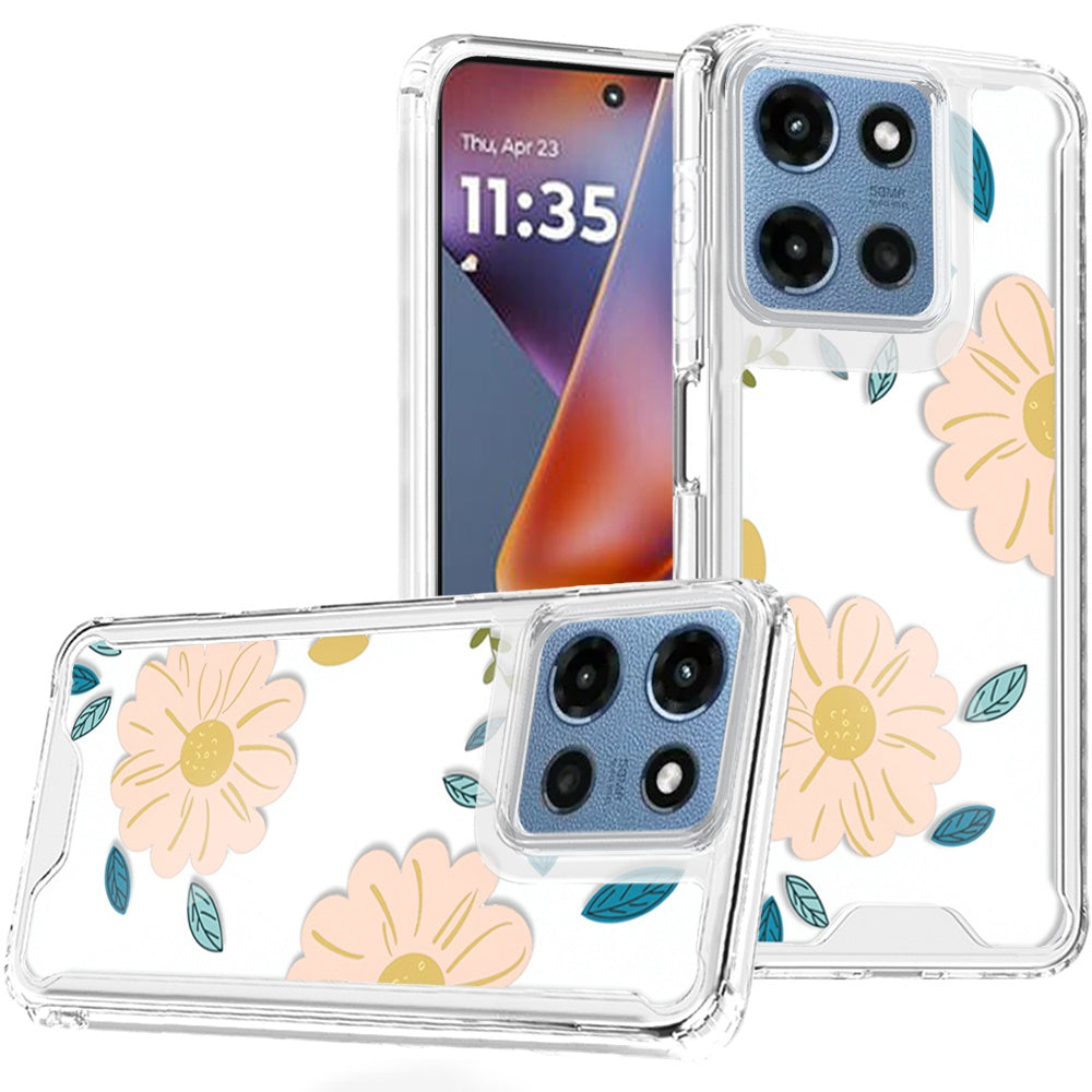 For Motorola Moto G 5G 2026/2025 Beautiful TPU Design, Slim Shockproof Soft Cover for Women and Girls, Stylish Protective Case Cover