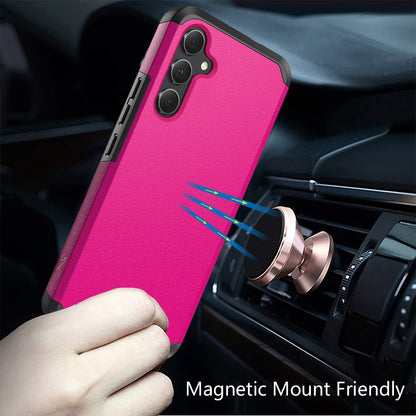 For Samsung Galaxy A36 Premium Slim Tough 2in1 Hybrid Case Dual-Layer PC TPU Rubber Armor with Shockproof Protection Case Cover