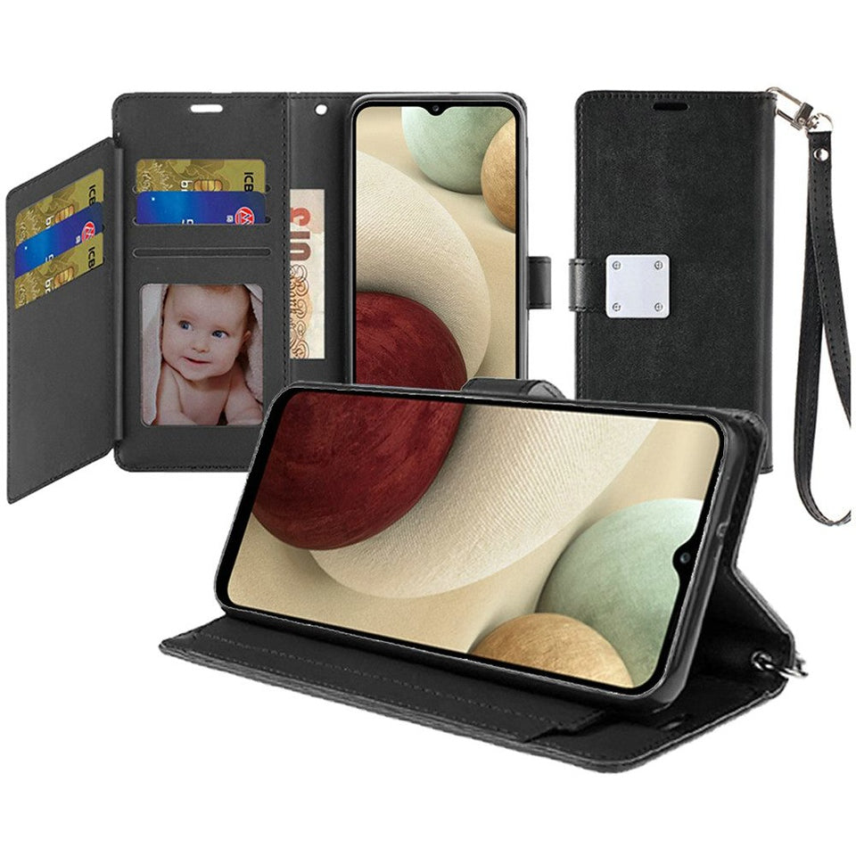 For Samsung Galaxy S26 Ultra Wallet Cases PU Leather with Credit Card /ID /Cash Holder Slot Dual Flip Book Pouch, Stand and Strap Case Cover