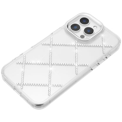 For Apple iPhone 12 Pro Max Gem Glitter Diamond Bling Clear Hybrid TPU Cover, Colorful Shockproof Protective Back, Slim Fit for Women Girls Case Cover