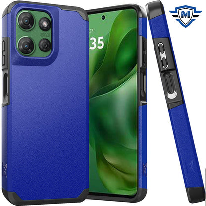 For Motorola Moto G Power 5G (2025) Premium Slim Tough 2in1 Hybrid Case Dual-Layer PC TPU Rubber Armor with Shockproof Protection Case Cover