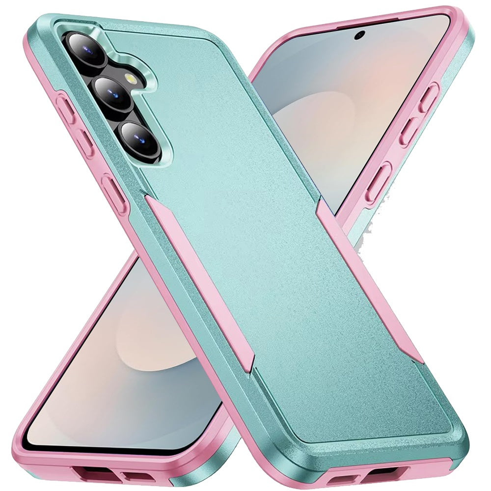 For Samsung Galaxy S26 Hybrid Rugged Tough 2in1 Drop-Proof Protection Military Grade Armor with Metal Ring Stand Case Cover
