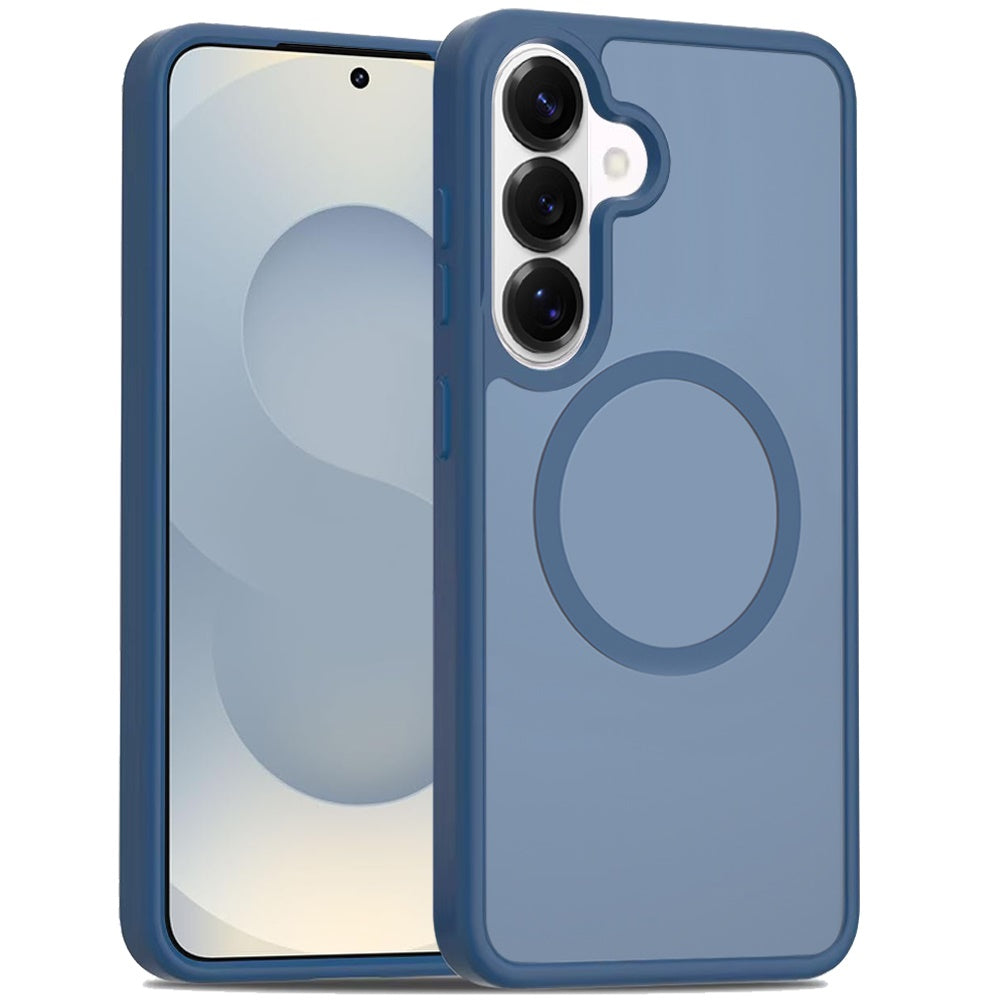 For Samsung Galaxy S26+ / S26 Plus MagSafe Compatible Integrated Technology Clean Transparent Hybrid Armor TPU Frame Case Cover