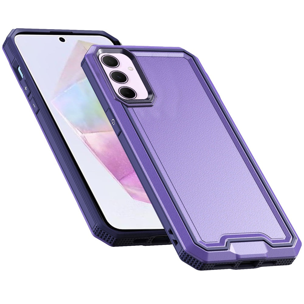For Samsung Galaxy A36 Tough Modern Fused Hybrid Armor Hard PC TPU Rubber Shockproof Drop Protection Impact Case Cover