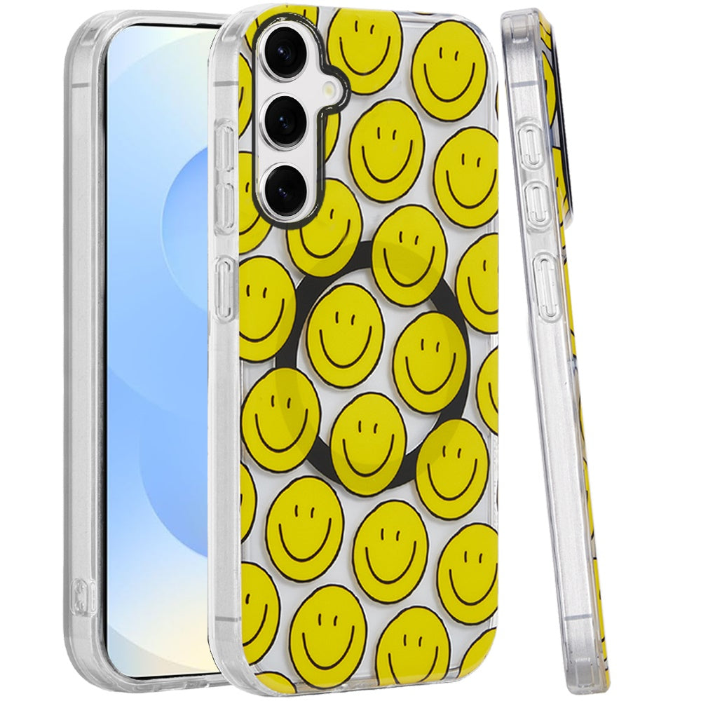 For Samsung Galaxy S24 Fan Edition /Galaxy S24 FE Durable Fashion IMD Printed Design TPU Slim Shockproof Protective Case with Stylish Pattern Case Cover