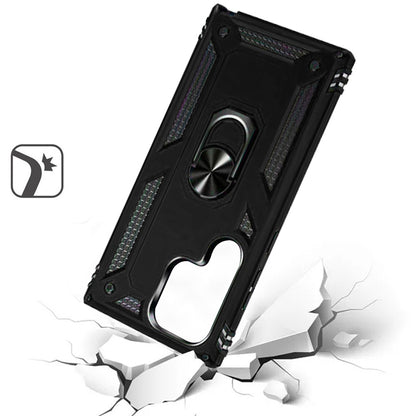 For Samsung Galaxy S21 Military Grade Heavy Duty Rugged Dual Layers Full Body Shockproof Hybrid Protection with Ring Kickstand Case Cover