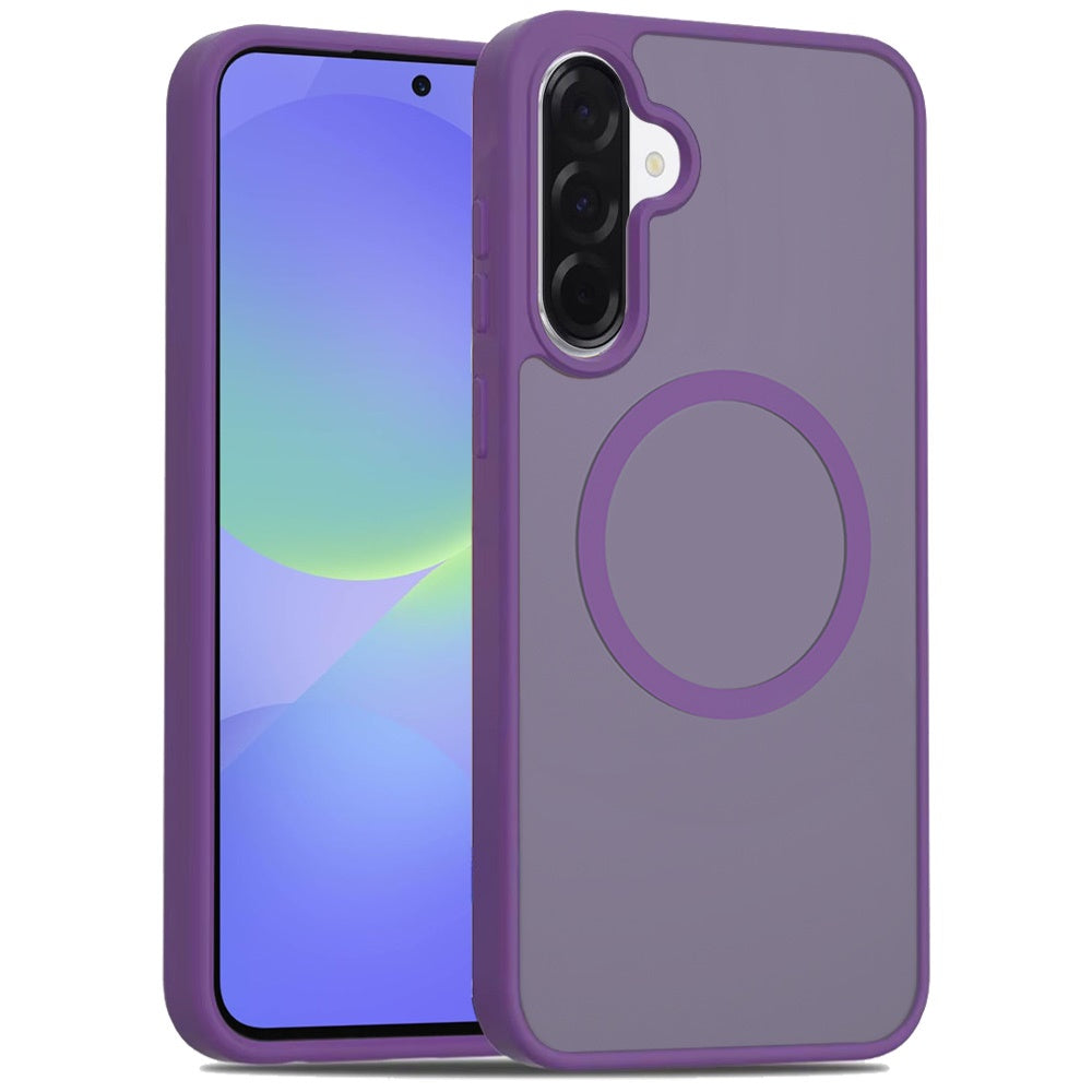 For Samsung Galaxy A37 MagSafe Compatible Case Hybrid Soft TPU Bumper Hard Translucent Matte Back Slim Shockproof Case Cover