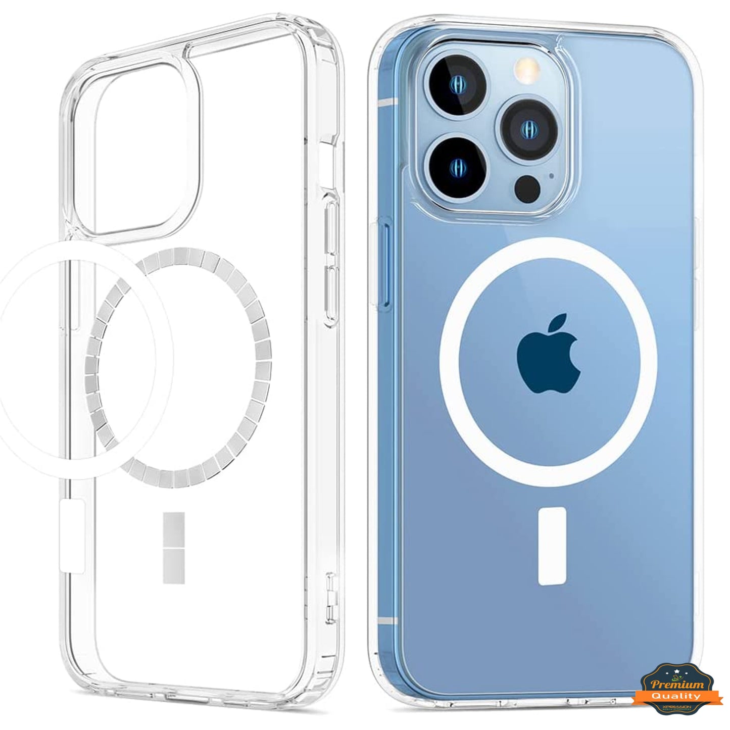 For Samsung Galaxy S26 Ultra Magnetic Clear, MagSafe Wireless Charger Compatible, Slim PC + TPU Hybrid Transparent Design Case Cover Clear
