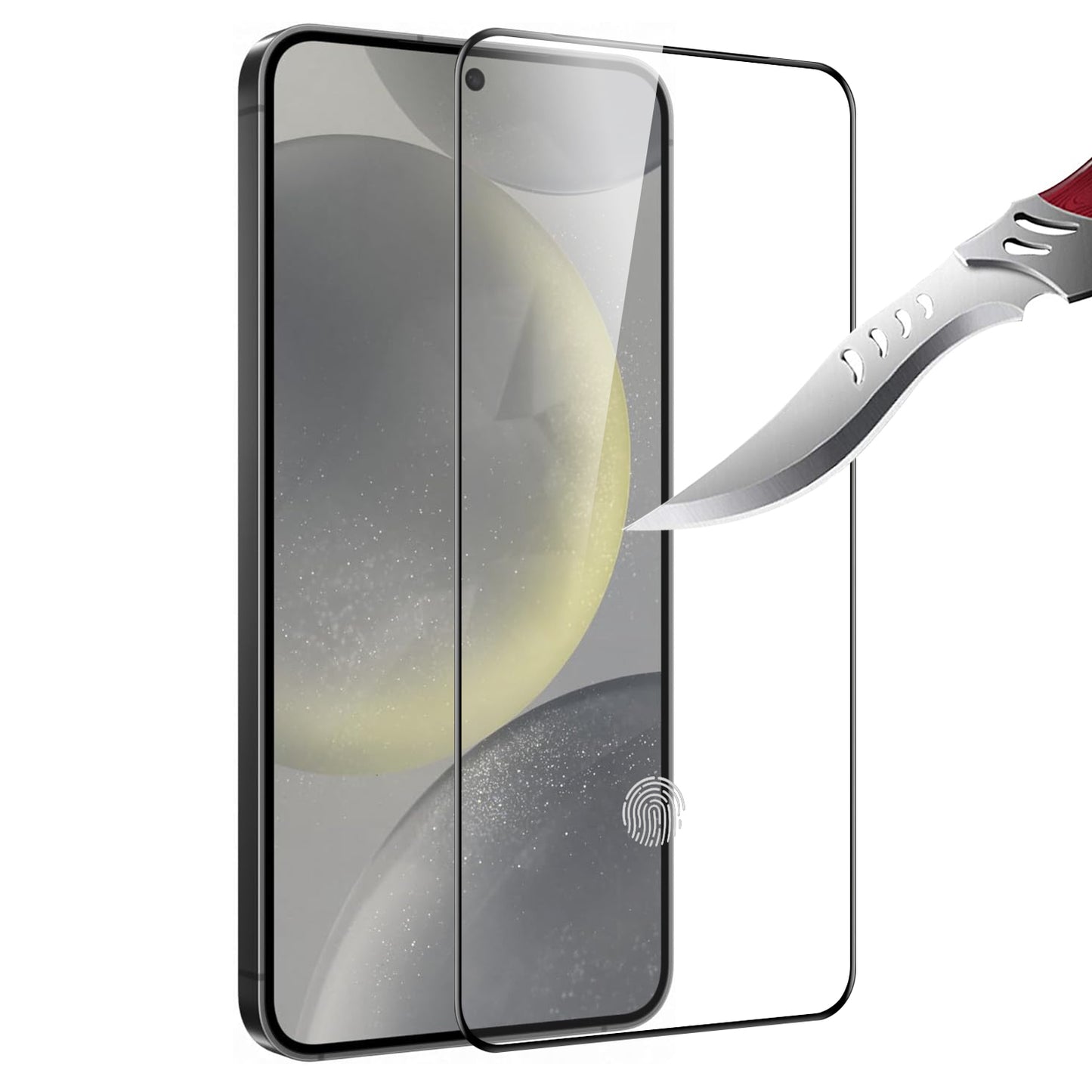 For Samsung Galaxy S26+ / S26 Plus Tempered Glass Screen Protector [Full Coverage] Curved Black Edged 9H Hardness Glass Screen Protector Protector Clear Black