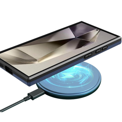 For Samsung Galaxy S25 Ultra Foldable Camera Protector Kickstand with MagSafe Compatible, Dual Layer Hybrid Shockproof Case Cover