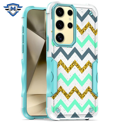 For Samsung Galaxy A35 Exquisite Design Hybrid Shock Protection Durable Grip Stylish Finish Hard PC Armor Case Cover ZigZag