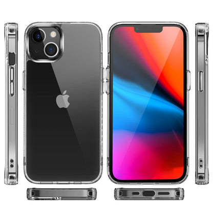 For Apple iPhone SE 3 (2022) SE/8/7 Shockproof Slim Crystal Clear Transparent Hybrid Cover with Enhanced Drop Protection Case Cover Clear