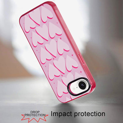 For Apple iPhone 17E /16E Fashion Layer Design Slim IMD TPU Protective, Shockproof Hybrid Stylish Durable Hard PC Case Cover