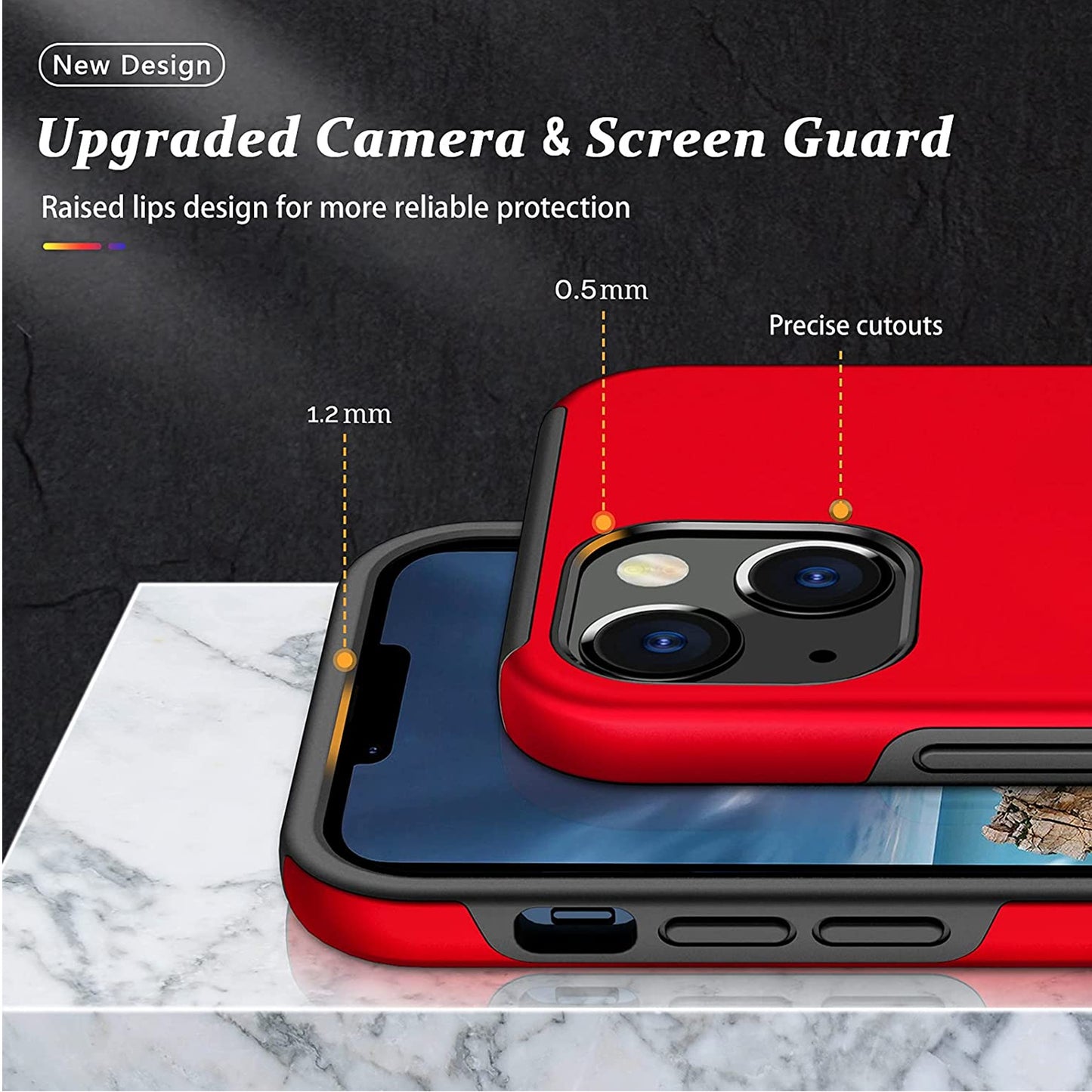 For Samsung Galaxy A37 5G Military Grade Hybrid Case with Flat Metal Ring 360° Rotation Kickstand, Slim Fit Back Hard PC Case Cover