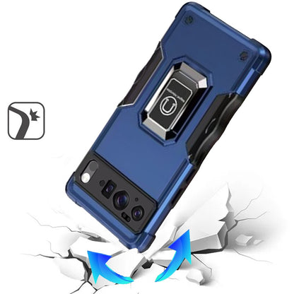 For Google Pixel 10 /Pixel 10 Pro Hybrid Stand Magnetic Ring Holder Kickstand Heavy Duty Rugged Drop Silicone & Hard PC Shockproof Case Cover