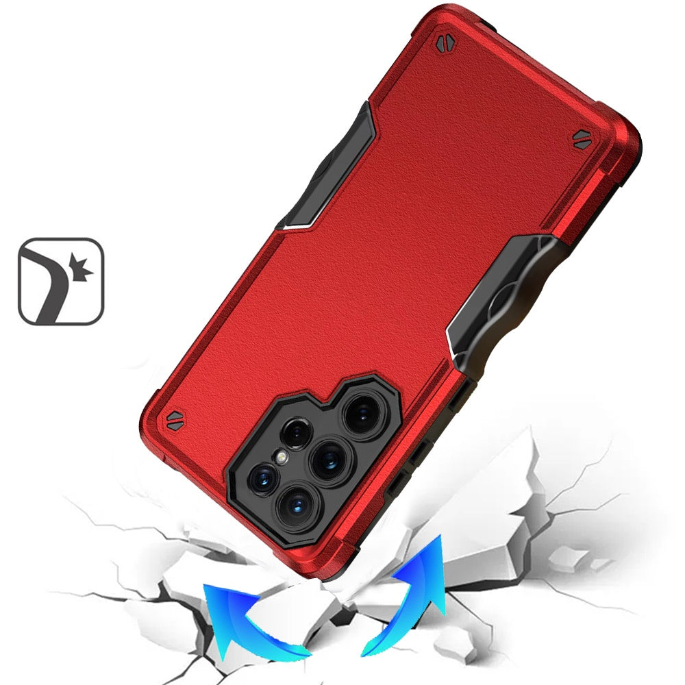 For Samsung Galaxy S26 Ultra Slim Tough Shockproof Hybrid Heavy Duty 2in1 Dual Layer TPU Bumper Rugged Rubber Defend Armor Case Cover