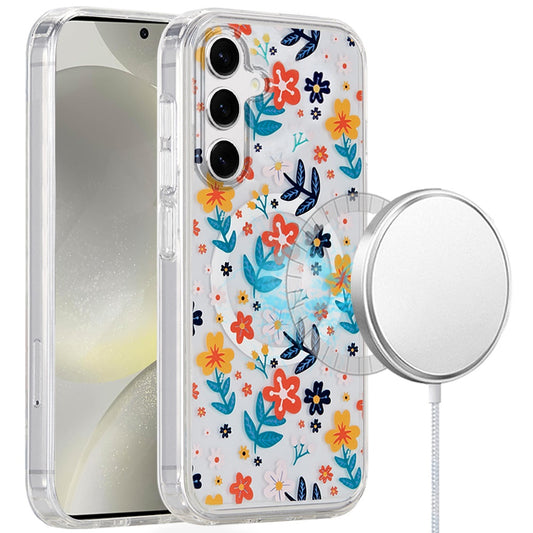 For Samsung Galaxy A16 Cute Fashion Pattern Design, Durable Shockproof Slim TPU Hard Back, MagSafe Compatible Case Cover