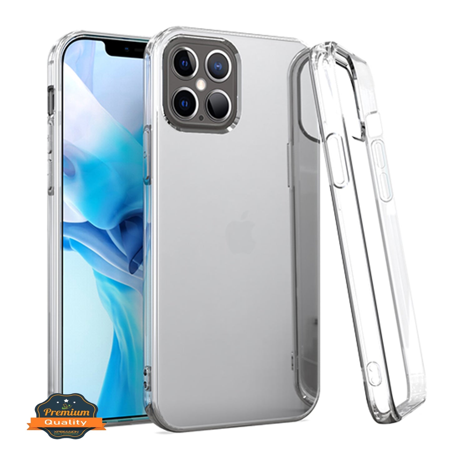 For Apple iPhone 15 Pro Max (6.7") Slim Transparent Silicone Soft Flexible TPU Gel Rubber Candy Gummy Protective Hybrid Clear Phone Case Cover