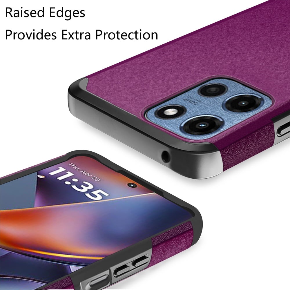 Phone Case for Motorola Moto G 5G 2026 / 2025 Slim Tough Shockproof Heavy Duty Hybrid Armor Anti Slip Durable Grip Dual Layer TPU Protective Hard Shell Cover