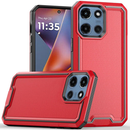For Motorola Moto G Play 5G 2026 Tough Modern Fused Hybrid Armor Hard PC TPU Rubber Shockproof Drop Protection Impact Case Cover