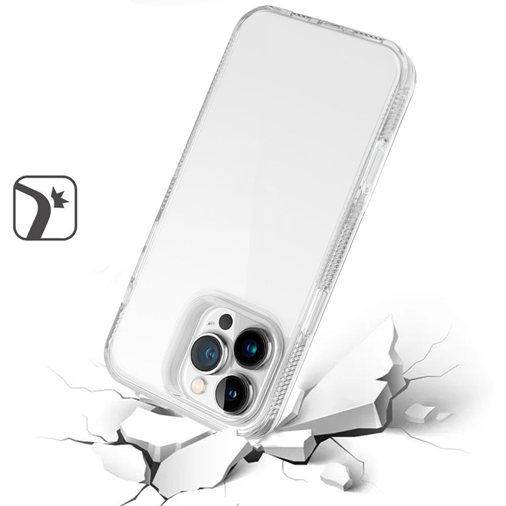 For Google Pixel 10 Pro XL Classic Transparent Heavy Duty PC TPU Hybrid Shockproof Protective Rugged Bumper Case Cover Clear