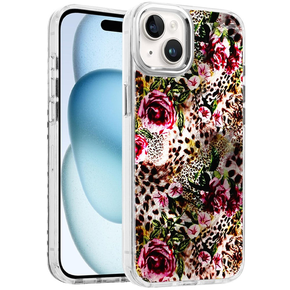For Apple iPhone 16 Pro Max Fashion Beautiful Epoxy Design Hybrid Fashion Stylish TPU Protective, Shockproof Hybrid PC Case Cover