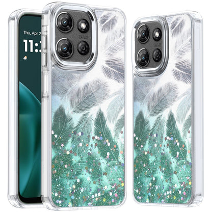 For Motorola Moto G 5G 2025 Fashion Epoxy Glitter Shimmer Design, Hybrid Shockproof TPU, Stylish Sparkle Slim TPU Protective Case Cover