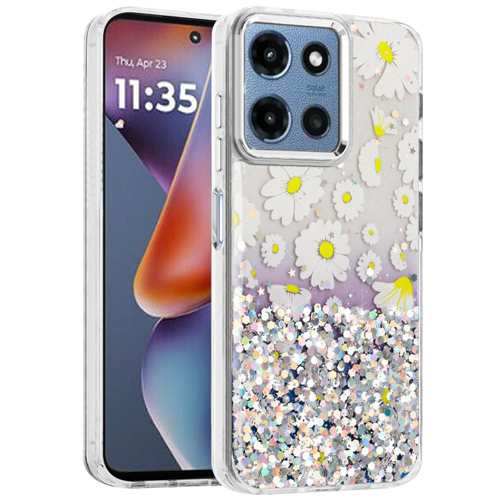 For Motorola Moto G Stylus 5G 2025 Fashion Beautiful Epoxy Design Hybrid Fashion Stylish TPU Protective, Shockproof Hybrid PC Case Cover