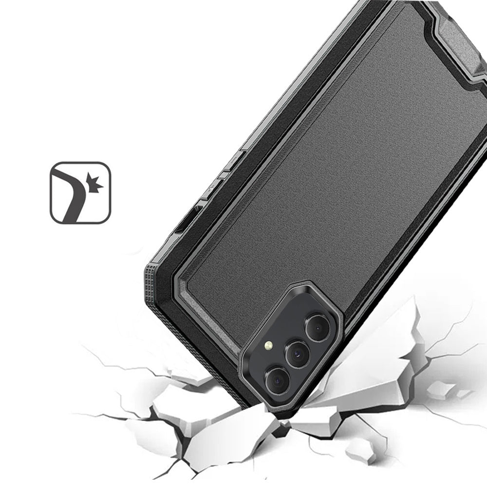 For Samsung Galaxy A16 5G Premium Fused Hybrid Tough Strong Hard PC TPU Rubber Shockproof Drop Protection Impact Case Cover