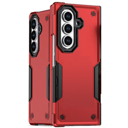 For Samsung Galaxy Z Fold 7 Slim Tough Shockproof Hybrid Heavy Duty 2in1 Dual Layer TPU Bumper Rugged Rubber Defend Armor Case Cover