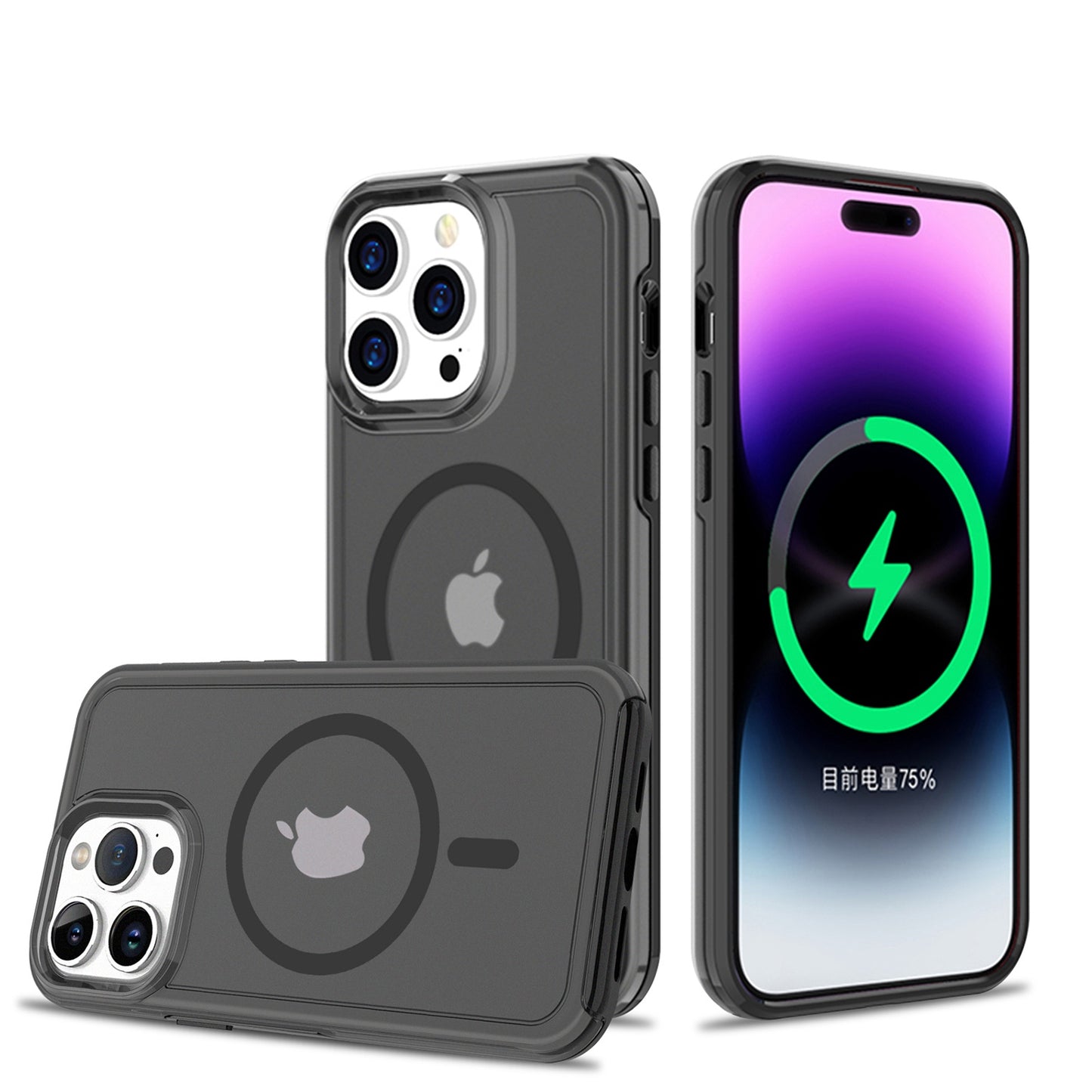 For Samsung Galaxy S25 /S24 Slim & Durable Compatible with MagSafe Hybrid Shockproof Glossy Oil Protective Dual Layer TPU + PC Case Cover