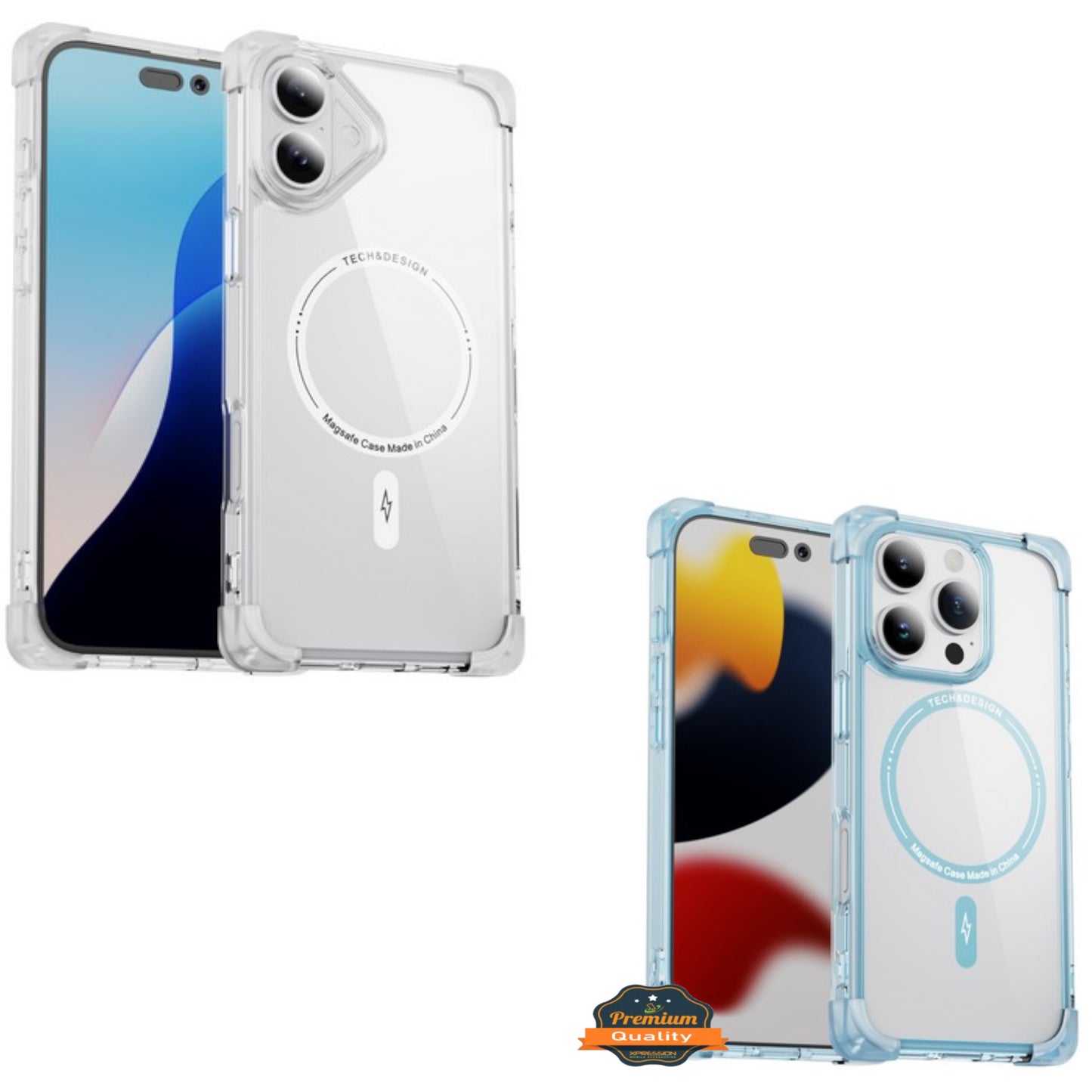 For Samsung Galaxy S25 Ultra Slim Fit Hybrid Case Clear Corner Bumper MagSafe Compatible, Hard TPU Rubber Shockproof Case Cover