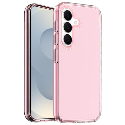 For Samsung Galaxy S26 Transparent Shock Absorption PC + TPU Rubber Gel Thick 3mm Hybrid Silicone Slim Fit Back Case Cover