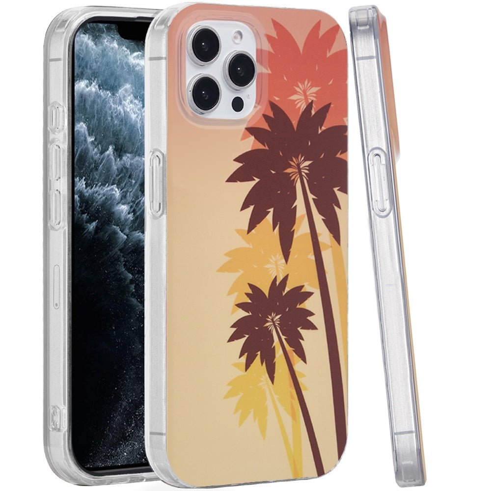 For Apple iPhone 11 Pro Max Fashion Layer Design Slim IMD TPU Protective, Shockproof Hybrid Stylish Durable Hard PC Case Cover