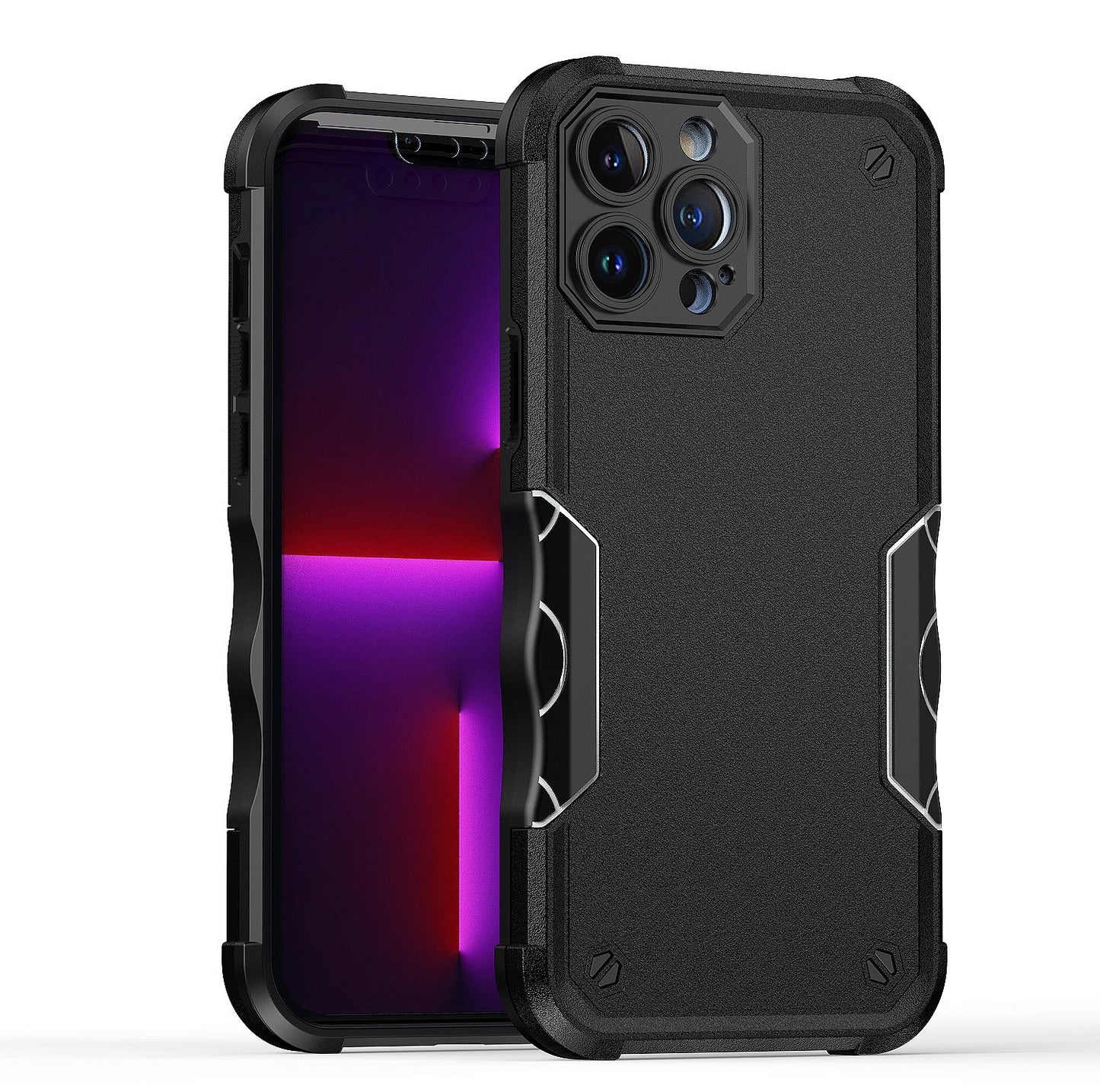 For Samsung Galaxy S26 Ultra Slim Tough Shockproof Hybrid Heavy Duty 2in1 Dual Layer TPU Bumper Rugged Rubber Defend Armor Case Cover